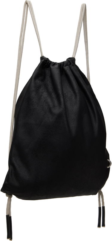 Gymsack Rick Owens Rick Owens Hollywood Drawstring Backpack Črna | RA01E0675 LCN, 1