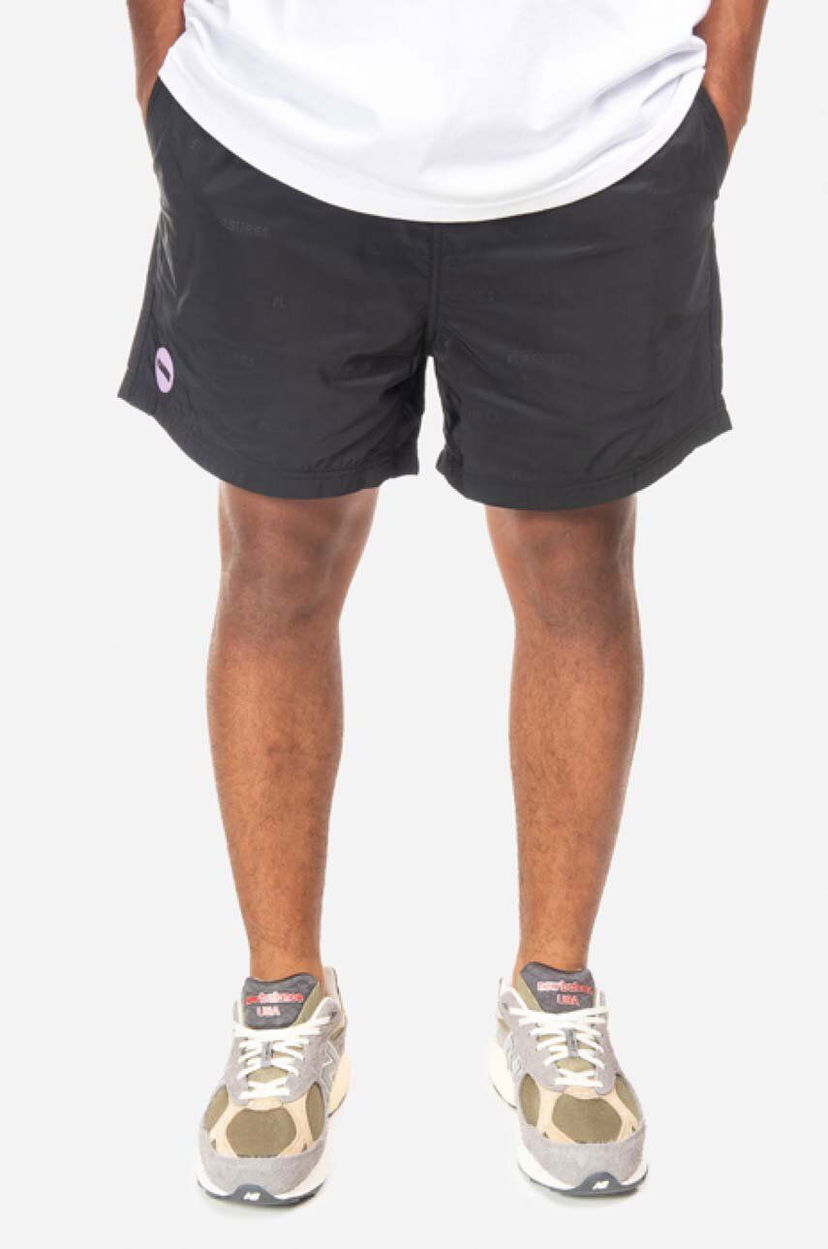 Kratke hlače Pleasures Shorts Črna | P22SU021