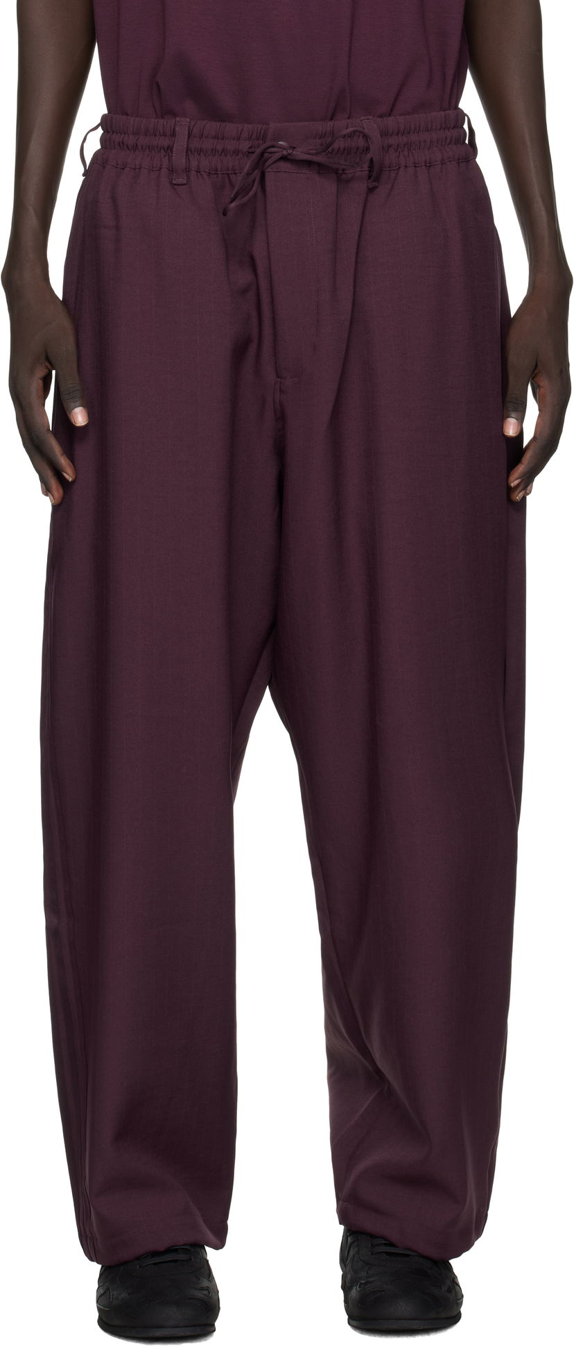 Trenirka Y-3 Y-3 Sport Uniform Track Pants Bordo | KA9531