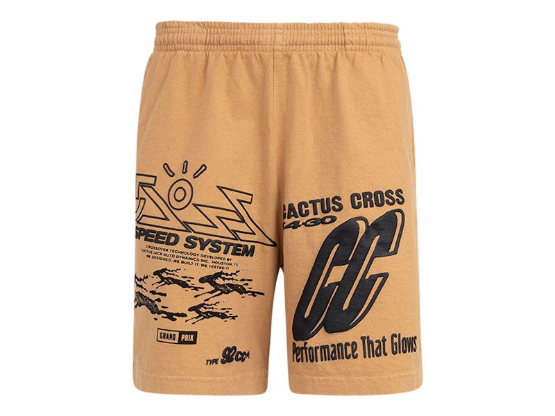 Kratke hlače Cactus Jack by Travis Scott Cactus Jack 92CC Shorts Rjava | CJJ6BS17
