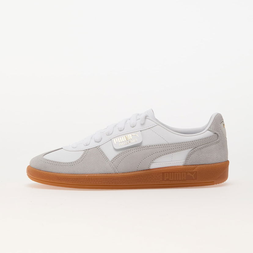 Superge in čevlji Puma Palermo Lth White Siva | 39646412