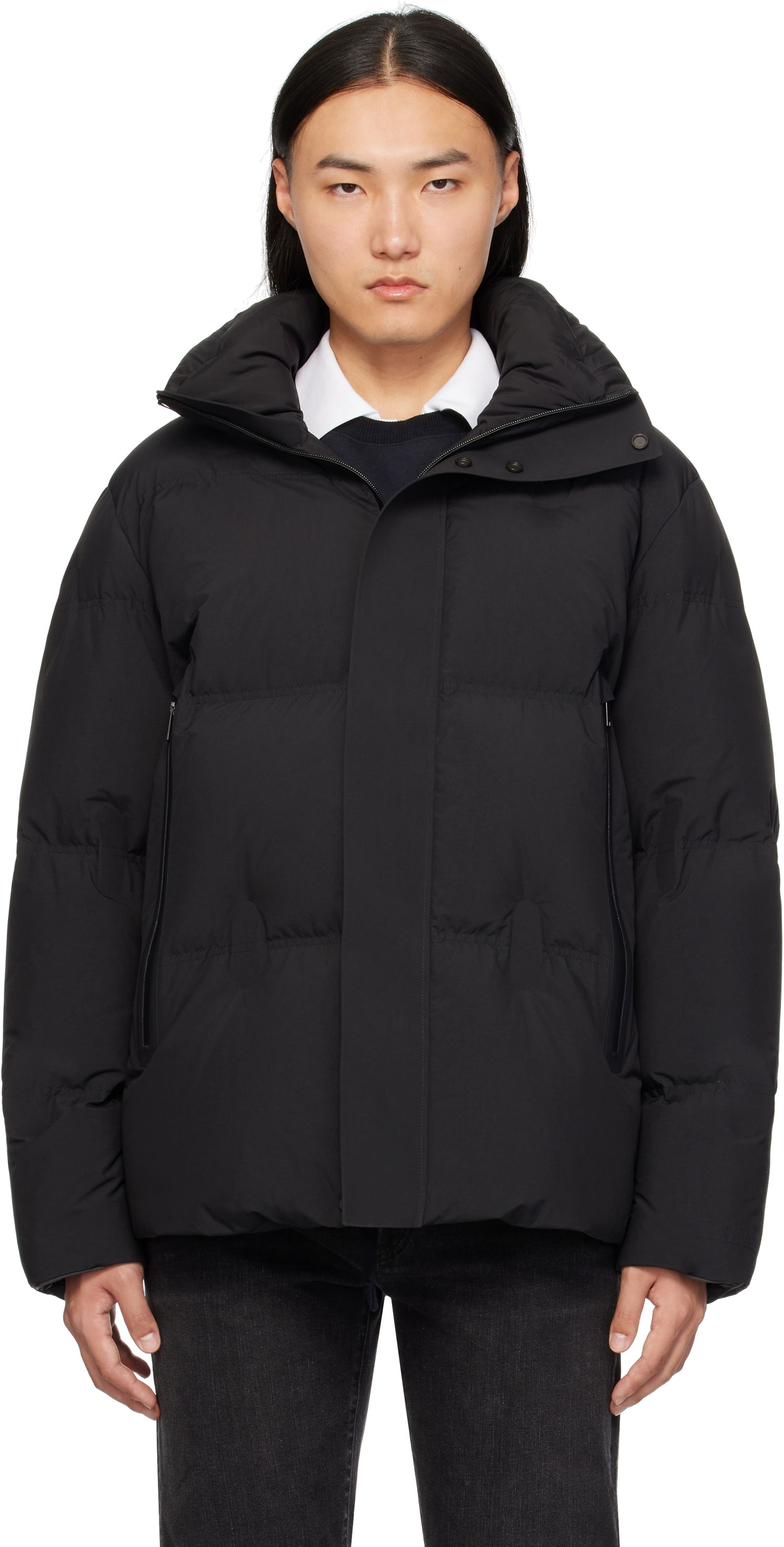 Puhovka ZEGNA Hooded Down Jacket Črna | UETF7A8-ECT574, 0
