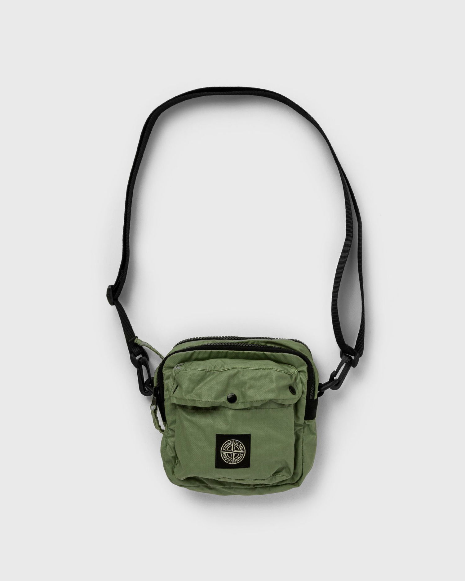 Torba za čez ramo Stone Island Bag Marsupio Tracolla Canvas Zelena | 8052572535000, 0