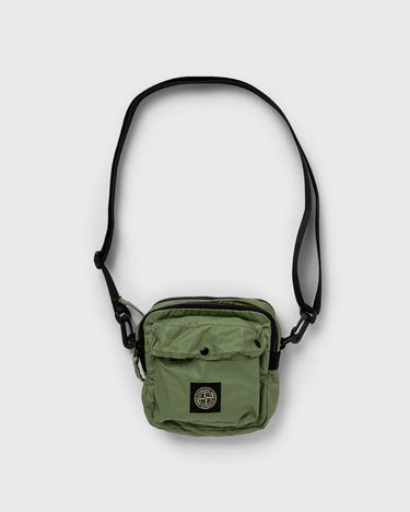 Torba za čez ramo Stone Island Bag Marsupio Tracolla Canvas Zelena | 8052572535000, 0