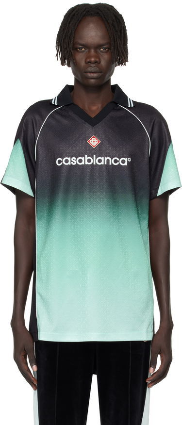 Dres Casablanca Casablanca Monogram Football Jersey Zelena | U-MPF25-JTP-375-01, 0