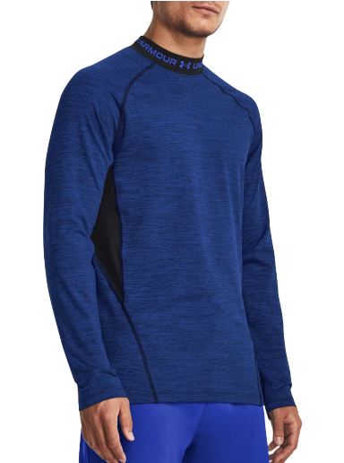 Majica Under Armour ColdGear® Twist Mockneck Tee Mornarica | 1379820-400