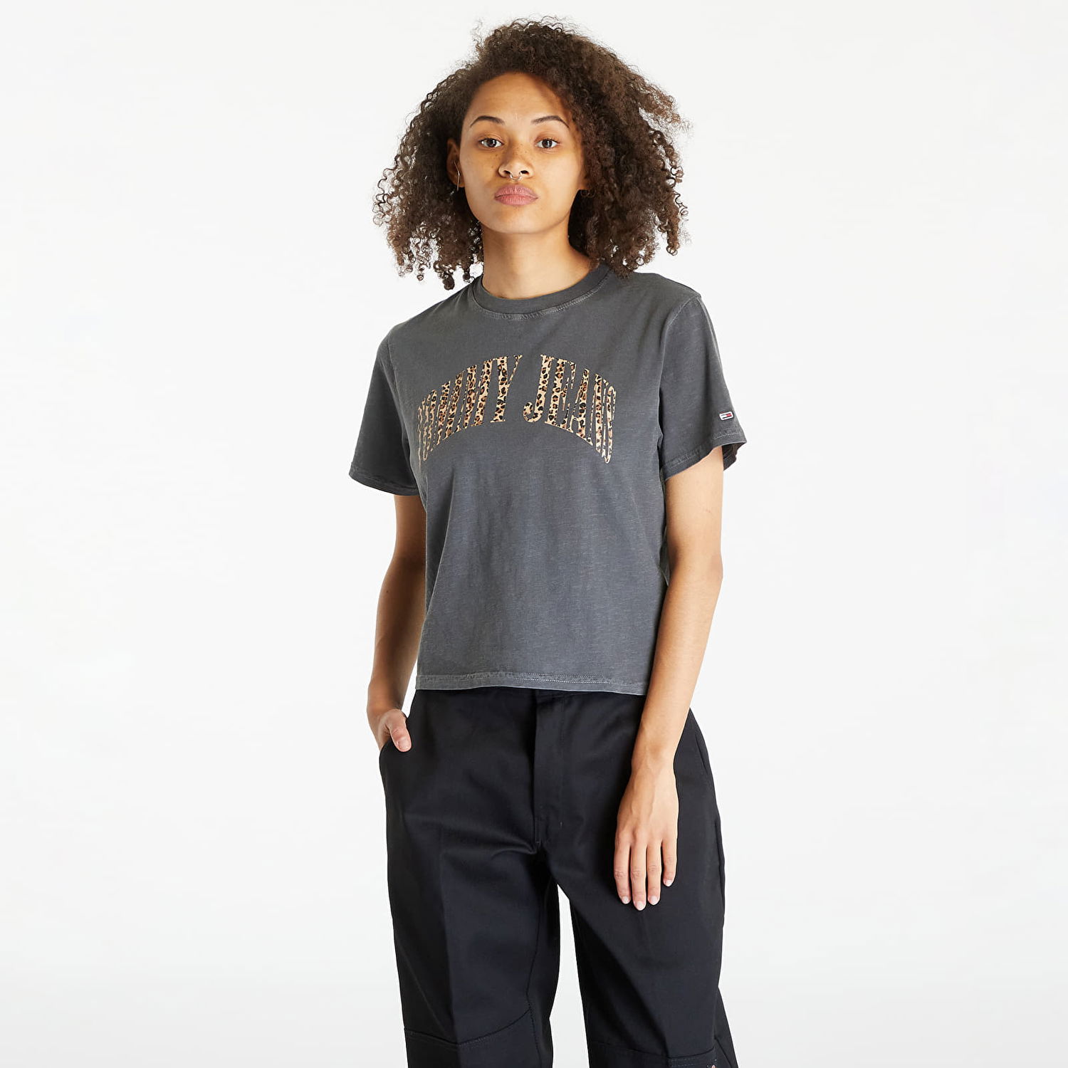 Majica Tommy Hilfiger Classics Leo Short Sleeve Tee "New Charcoal" Siva | DW0DW16457 PUB, 0