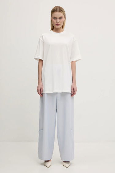 Hlače Y-3 Y-3 Sport Uniform Wide Leg High Waist Pants Modra | JM7801, 6