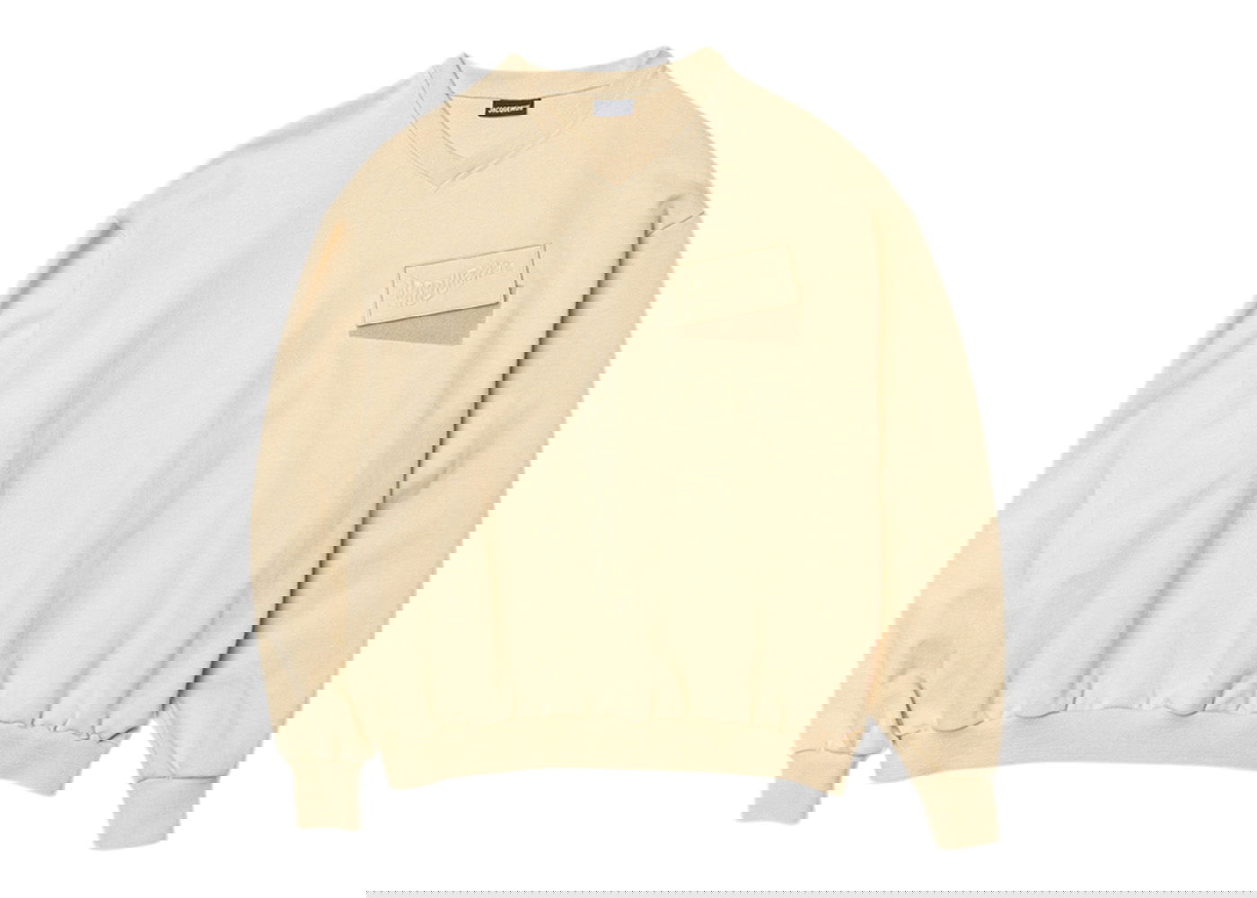 Pulover Jacquemus Le Santon Wavey Logo Regular Fit Bež | 226JS045-2177-150, 0
