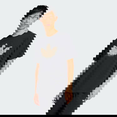 Majica adidas Performance Skeleton Trefoil Graphic Tee Črna | JI5871, 0