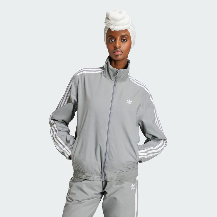 Vetrovka adidas Originals Woven Track Jacket Siva | JD5329