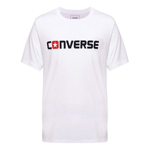 Majica Converse Short Sleeve Cotton T-Shirt Bela | 10001970-A01