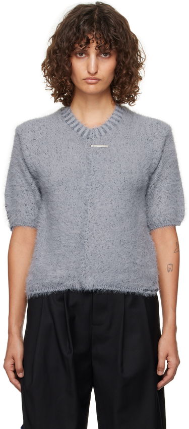 Pleteni pulover ADER ERROR Knit Cardigan Siva | BN01FWKT0702GR, 0