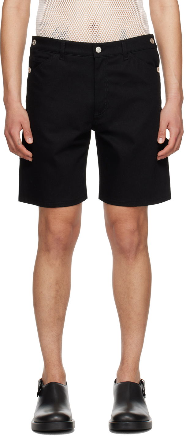 Kratke hlače Courrèges Courrèges Shorts Črna | 124DSH026DE0020