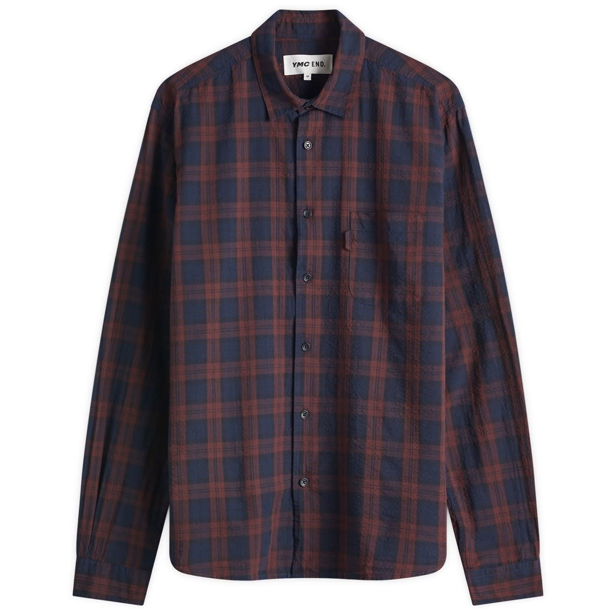 Srajce YMC YMC Curtis Plaid Shirt Rdeča | END-YMCCSSP-PLM, 1
