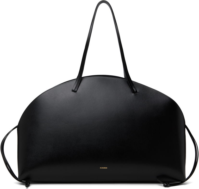 Tote bag Jil Sander Jil Sander Curve Large Shoulder Bag Črna | J07ZH0053_P7100