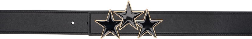 Pasovi AMIRI AMIRI Three Star Leather Belt Črna | AMACBL1023