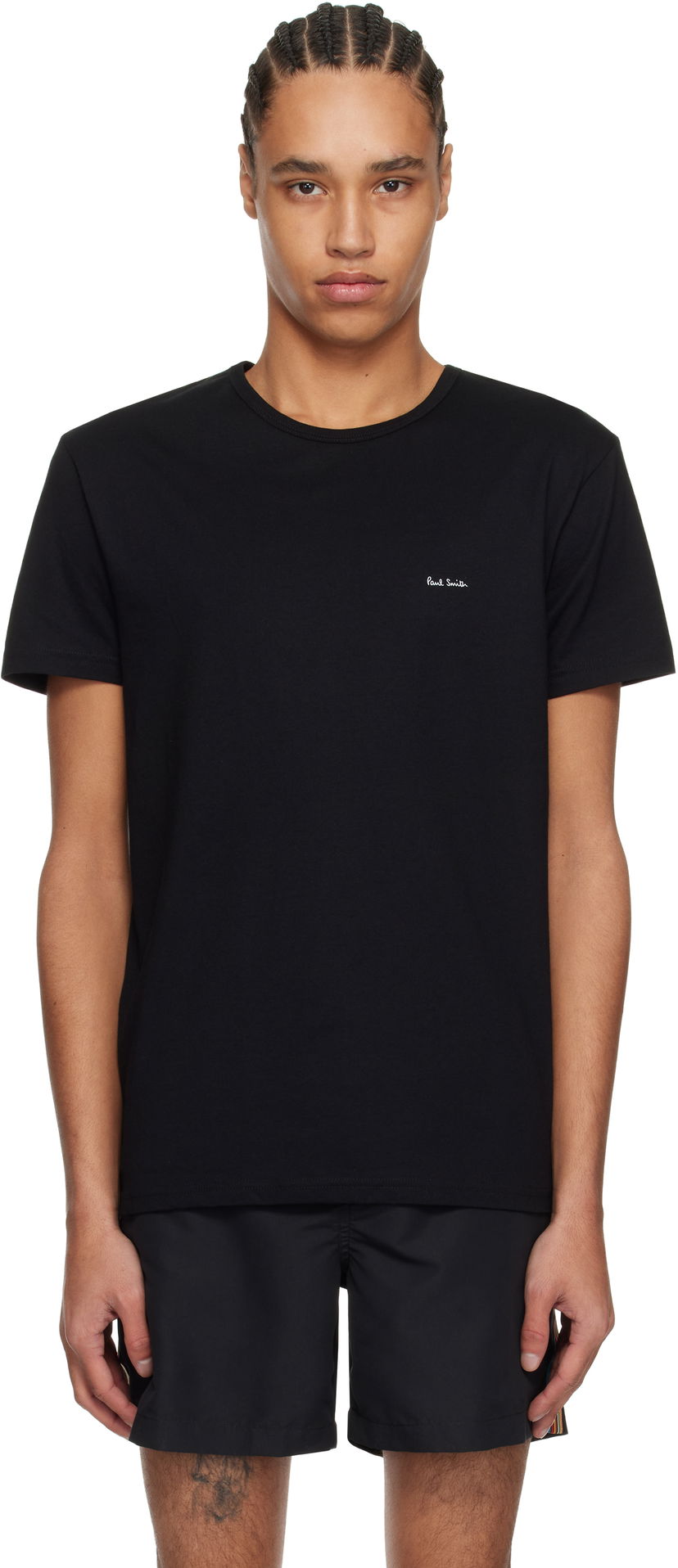 Majica Paul Smith Paul Smith Organic Cotton Logo Lounge T-Shirt Črna | M1A-389-M5PK-1A