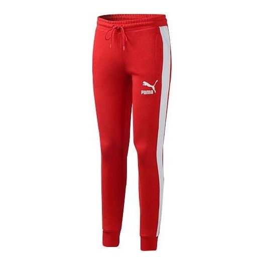 Trenirka Puma Iconic T7 Track Pants Rdeča | 595983-11