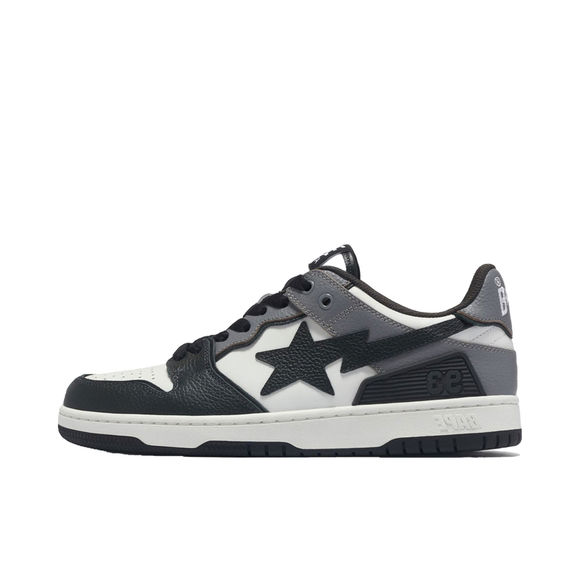 Superge in čevlji BAPE A Bathing Ape Sk8 Sta #5 Black White Siva | 1J80-291-059-BLK/001FWJ801059I-BLK