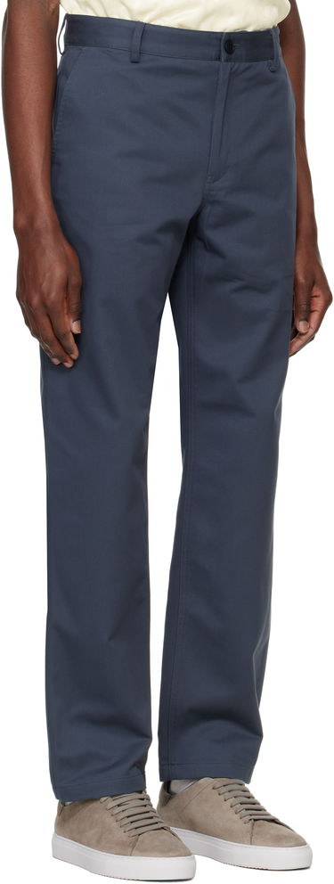 Hlače MAISON KITSUNÉ Maison Kitsuné Casual Chino Trousers Modra | OM01101WW9043, 1