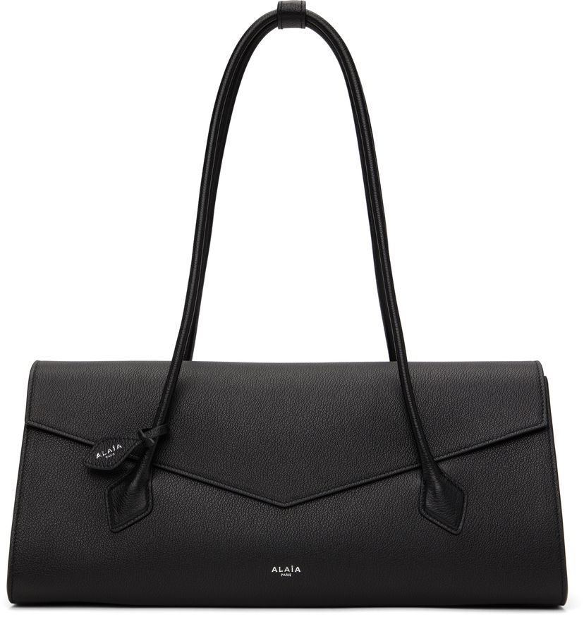 Torbica Alaïa 'Le Teckel Flap' Leather Shoulder Bag Črna | AA1S06042CA321