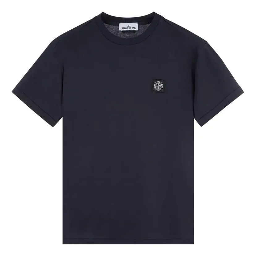 Majica Stone Island Patch Short-Sleeve T-shirt Modra | 791524113-A0020