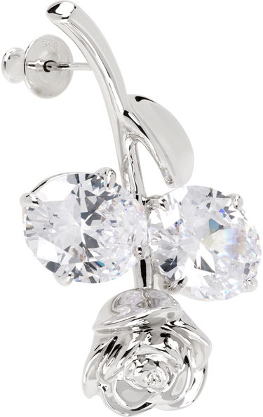 Uhani SHUSHU/TONG SHUSHU/TONG YVMIN Edition Upside Down Rose Single Earring Kovinski | 22329SLV00DR, 1