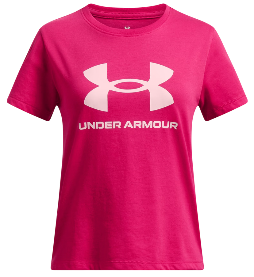 Majica Under Armour Under Armour Big Logo Short Sleeve T-Shirt Roza | 1389756-681