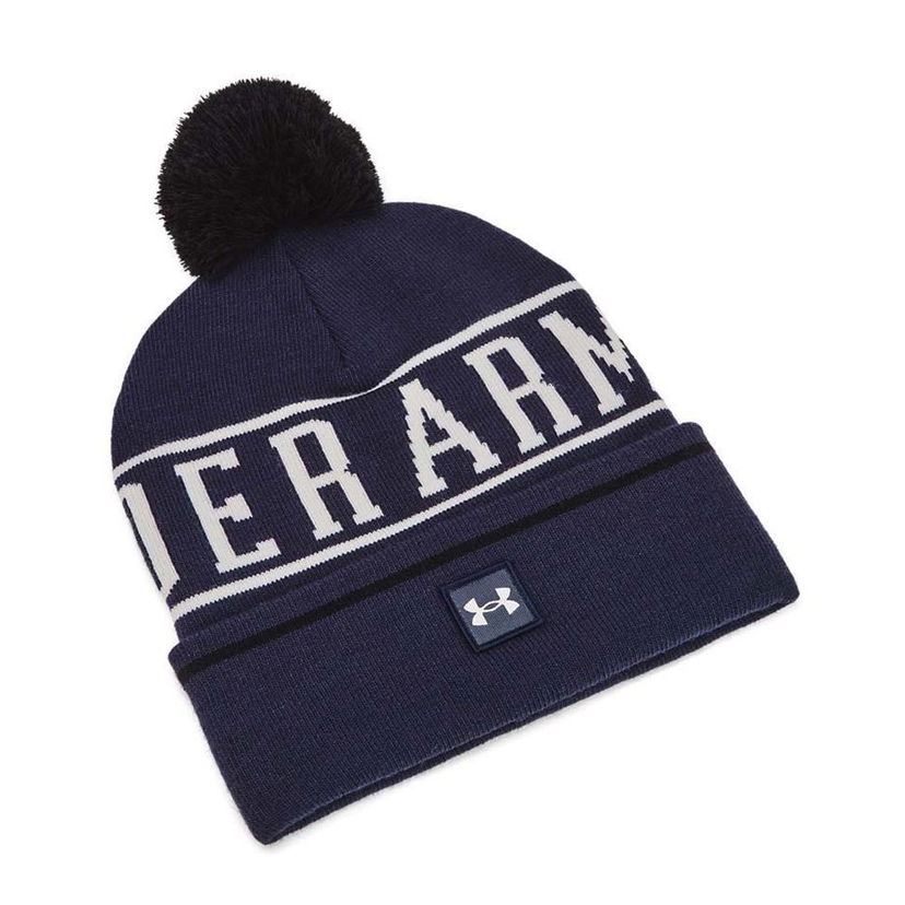 Beanie Under Armour Beanie With Pom Modra | 1386634-410