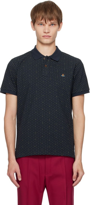 Polo majica Vivienne Westwood Vivienne Westwood Classic Polo Mornarica | 2H01000P-J009Q-, 0
