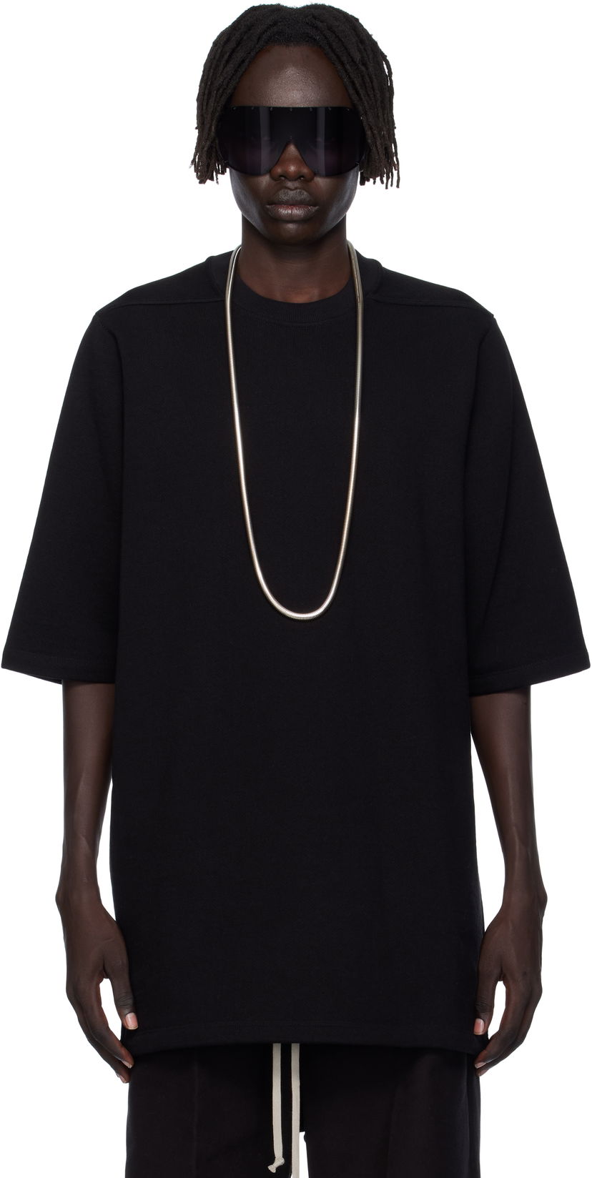 Majica Rick Owens Rick Owens Concordians Jumbo T-Shirt Črna | RU02E1249 JTC