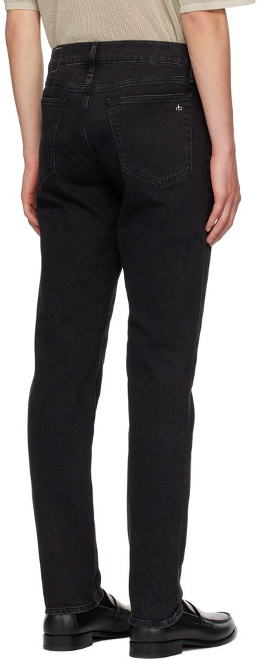 Kavbojke rag & bone Fit 2 Slim-Fit Jeans Črna | MED23S1223FDWB, 2