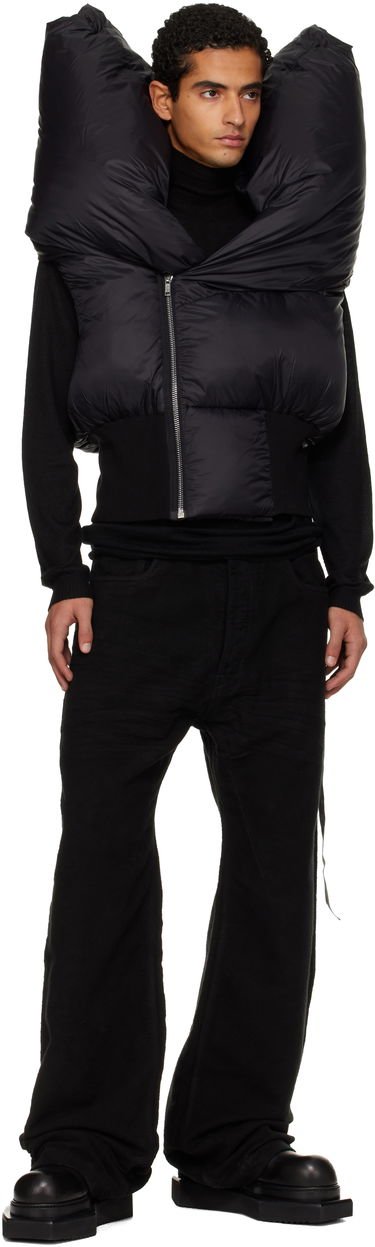 Telovnik Rick Owens Concordians Anubis Padded High-Collar Vest Črna | DU02E7790 NP, 3