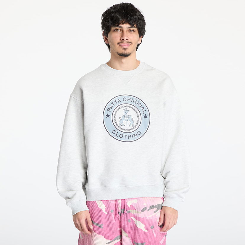 Pulover Patta Patta Marina Crewneck Sweater Siva | POC-SS25-2050-315-0004-087