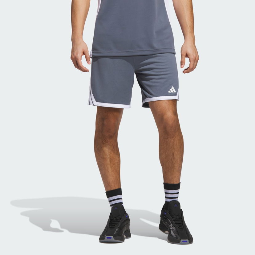 Kratke hlače adidas Performance 3G Speed Reversible Basketball Shorts Siva | JM5103