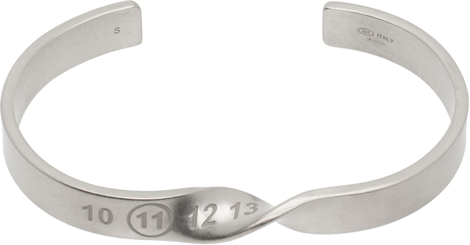 Zapestnica Maison Margiela Maison Margiela Twisted Number Logo Bracelet Kovinski | SM1UY0045 S12975, 0
