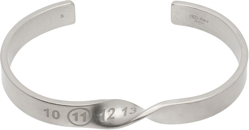 Zapestnica Maison Margiela Maison Margiela Twisted Number Logo Bracelet Kovinski | SM1UY0045 S12975