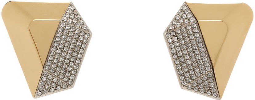 Uhani Amina Muaddi Giselle Crystal Earrings Kovinski | GISELE EARRING