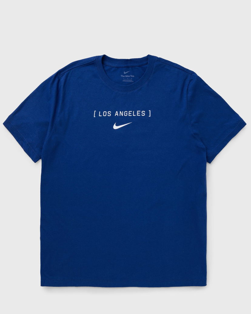 Majica Nike MLB Los Angeles Dodgers Large Logo Back Stack Cotton Tee Modra | N199-4EW-LD-LVQ