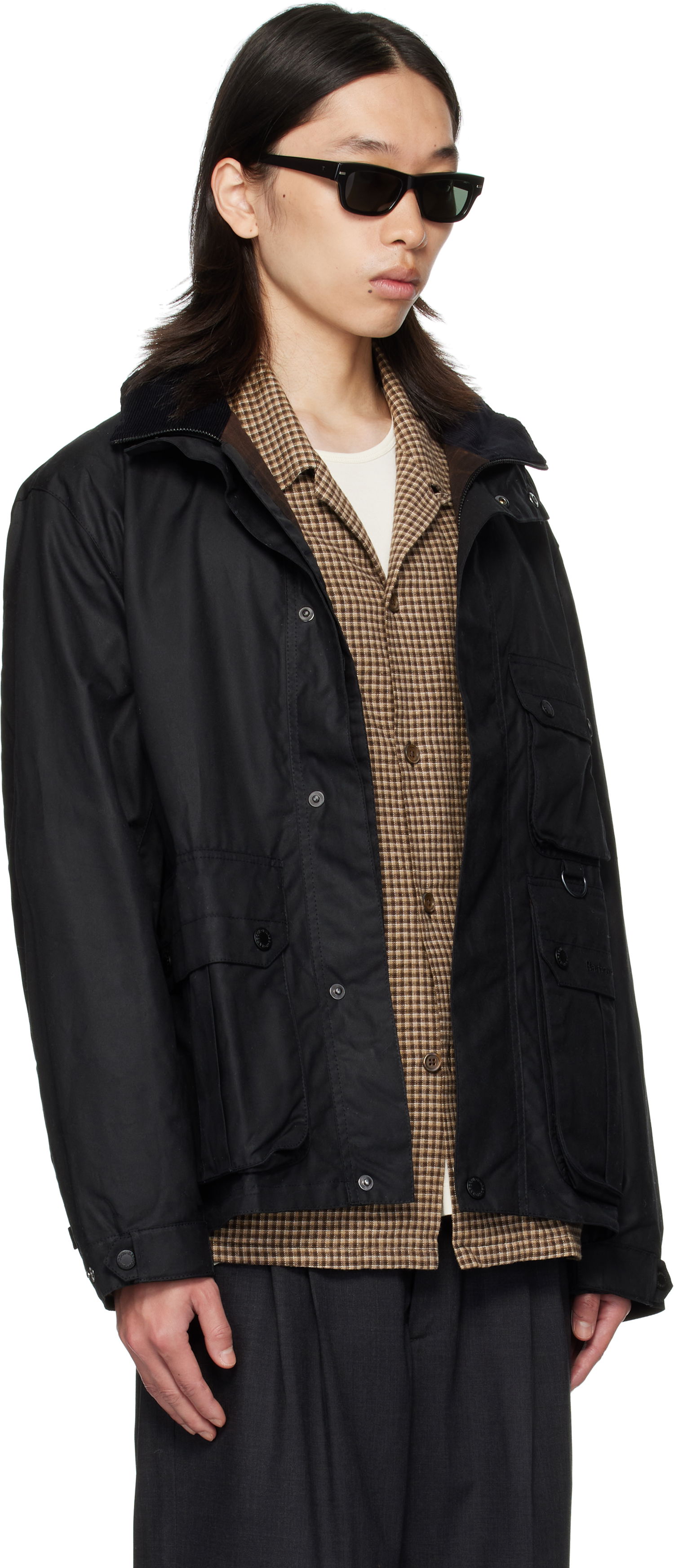 Jakna Barbour Re-Engineered Utility Bedale Waxed Jacket Črna | MWX2483BK71, 1