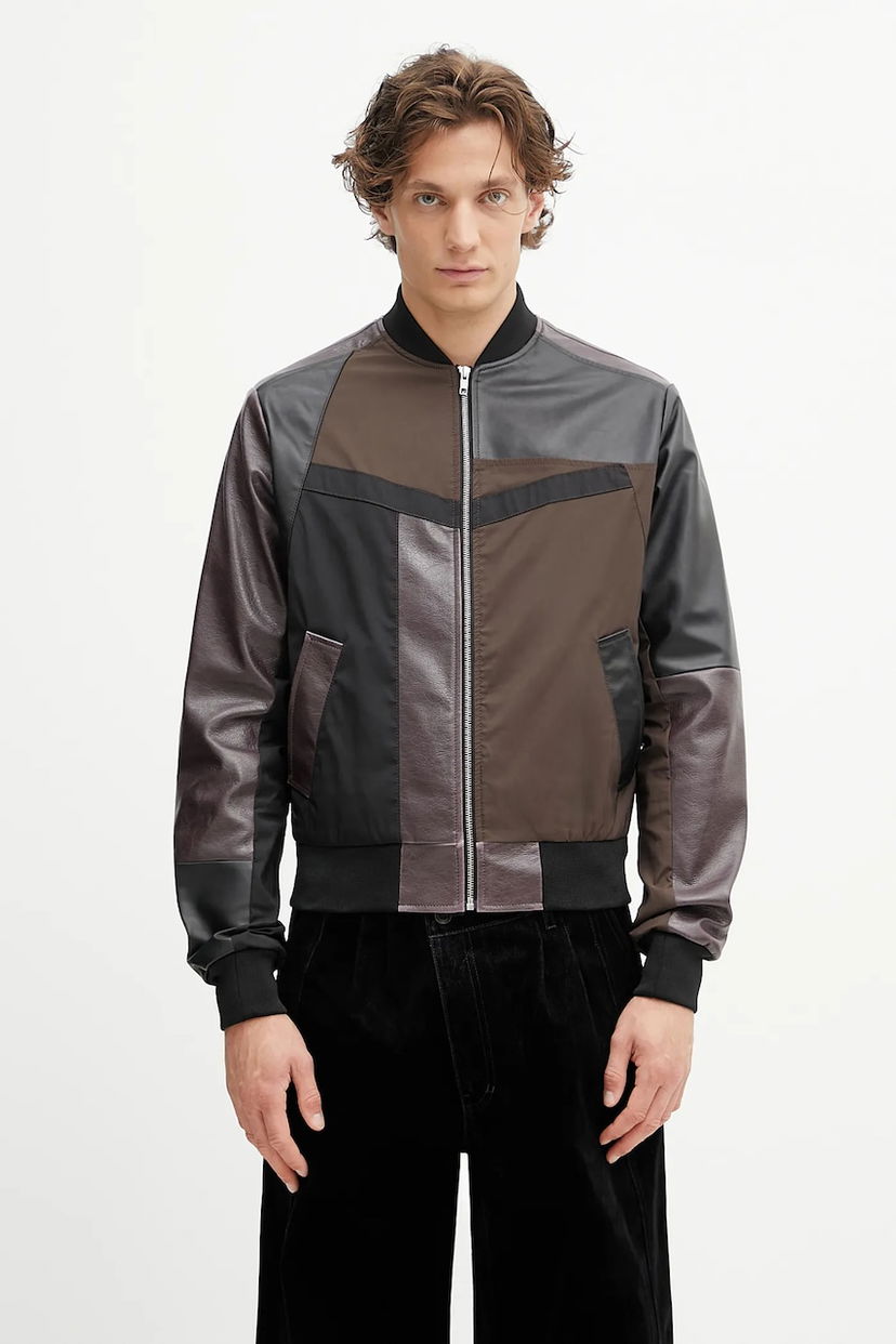 Bomber jakna Maison Margiela MM6 Maison Margiela Panelled Bomber Jacket Večbarvna | SH2AM0042.M35609.961