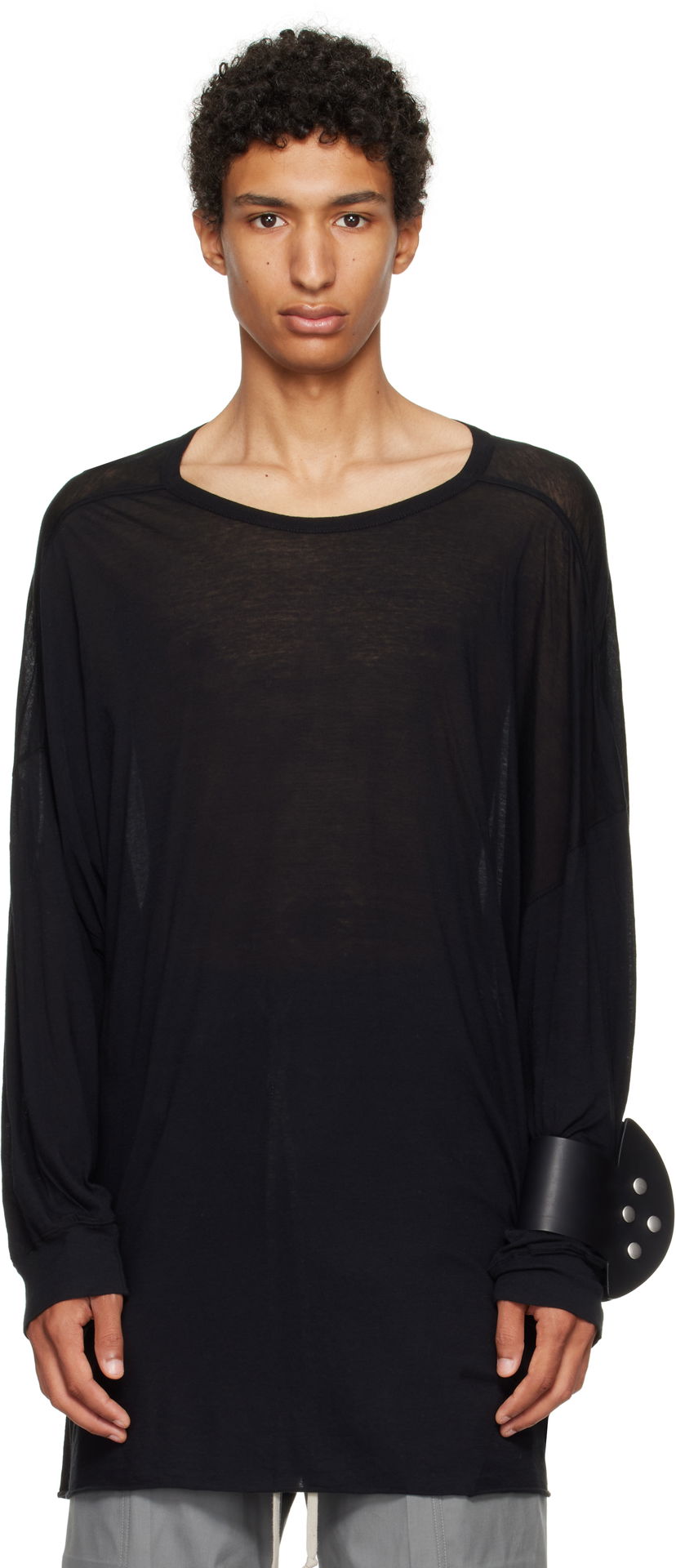 Majica Rick Owens Rick Owens Concordians Tommy T-Shirt Črna | RU02E1276 UC