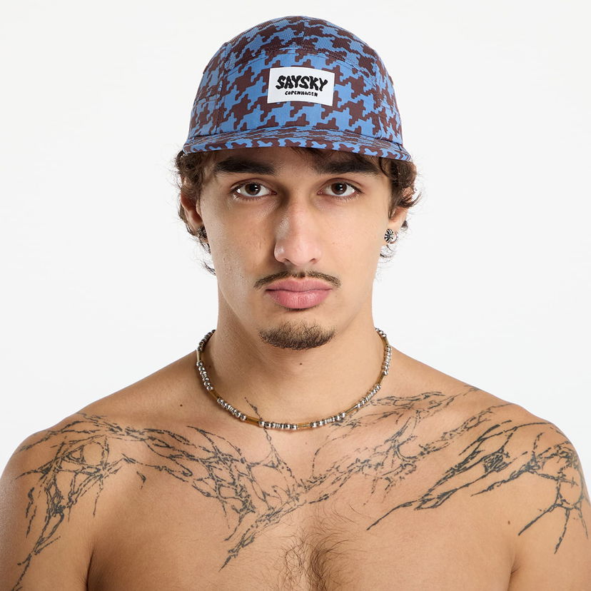 Kapa Saysky Combat Houndstooth Print Universal Fit 5-Panel Cap Večbarvna | OUACA101C1047