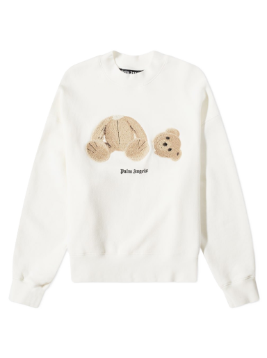 Pulover Palm Angels Kill The Bear Crew Sweat Bež | PMBA026C99FLE0020360
