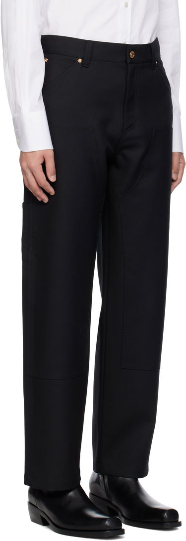 Cargo hlače Versace Versace Carpenter Trousers Črna | 1018885_1A08771, 1