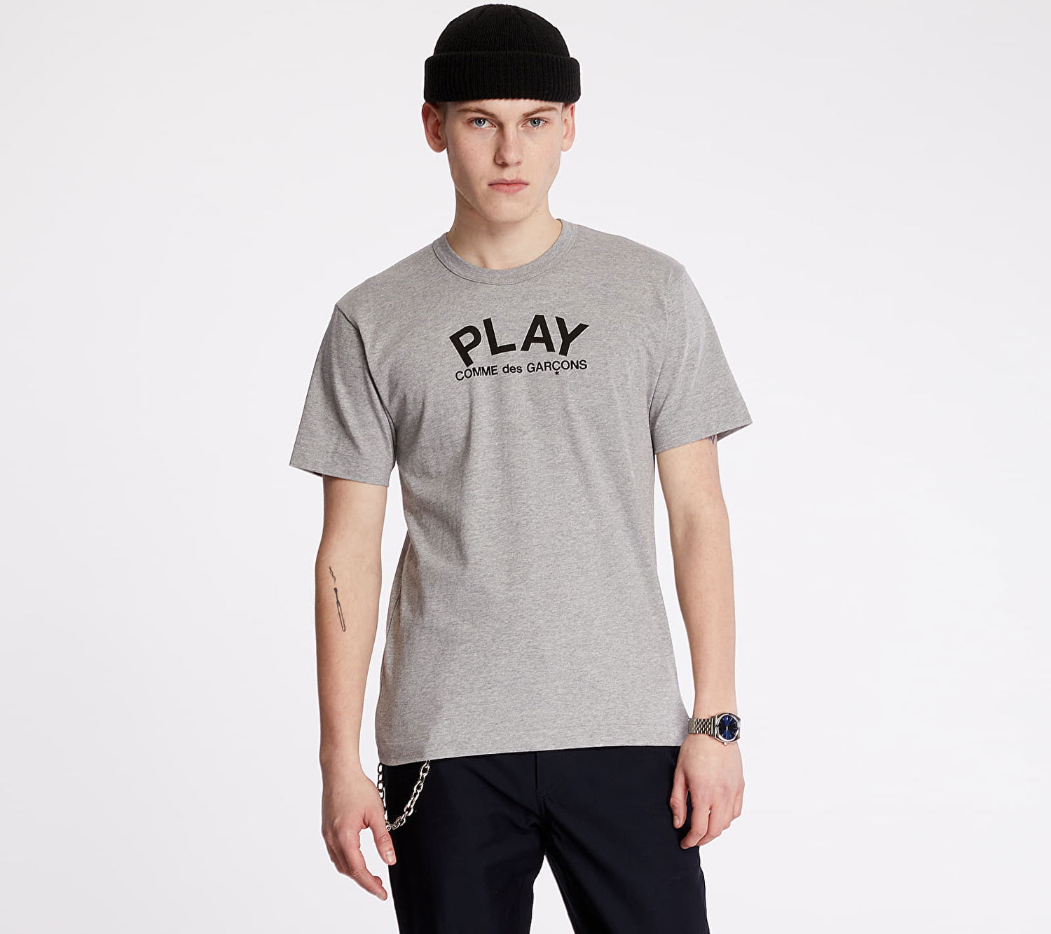 Majica Comme des Garçons PLAY Tee Siva | AZT072 grey, 0