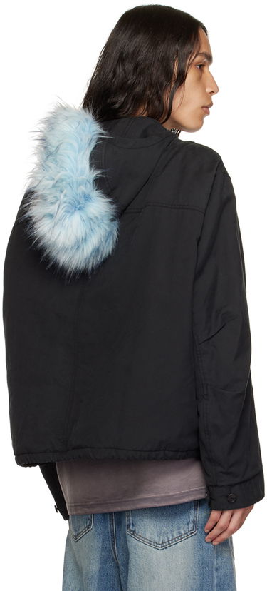 Bomber jakna We11done Sortie Buttoned Neckline Jacket Črna | WD-JK3-23-052-U-BK, 2
