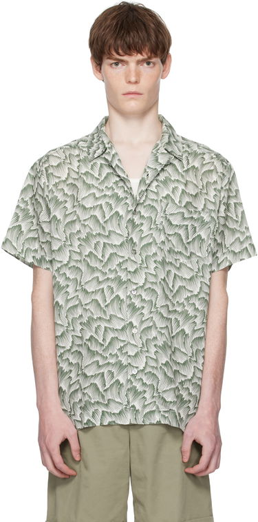 Srajce A.P.C. A.P.C. Roy Print Camp Collar Shirt Zelena | VIALX-H12608, 0