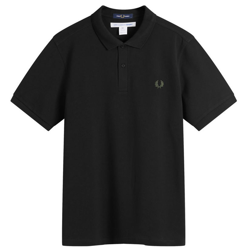 Polo majica Comme des Garçons Back Print Polo Shirt Črna | FN-T105-1